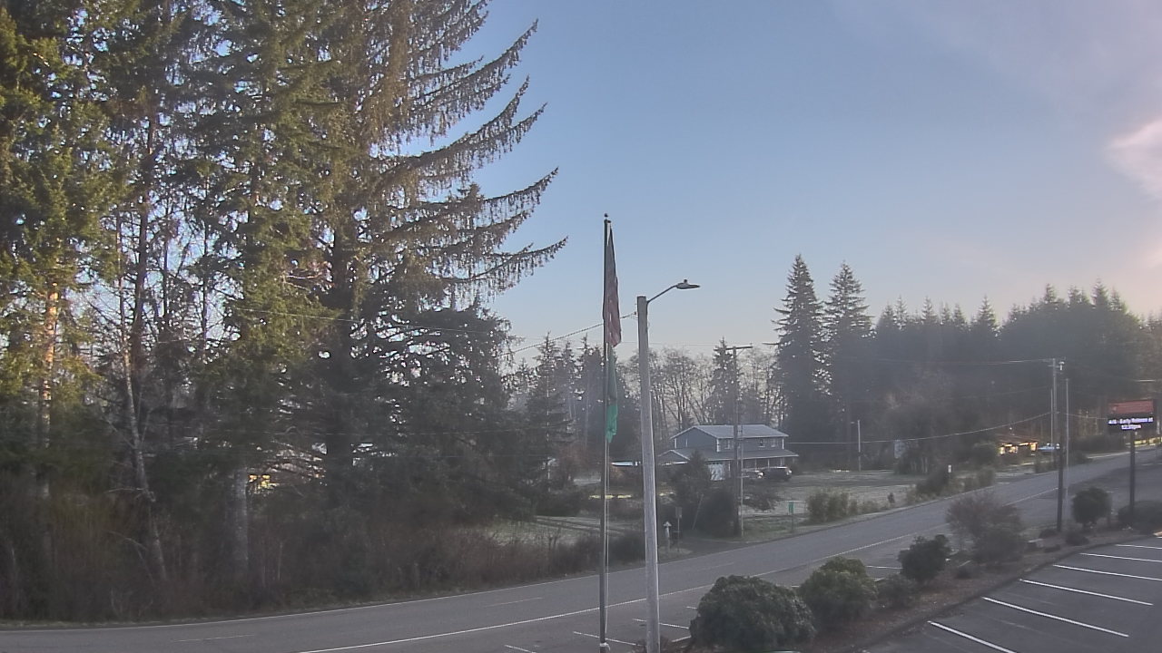 Thumbnail for current weather camera view from Wishkah Valley School in Aberdeen, Washington