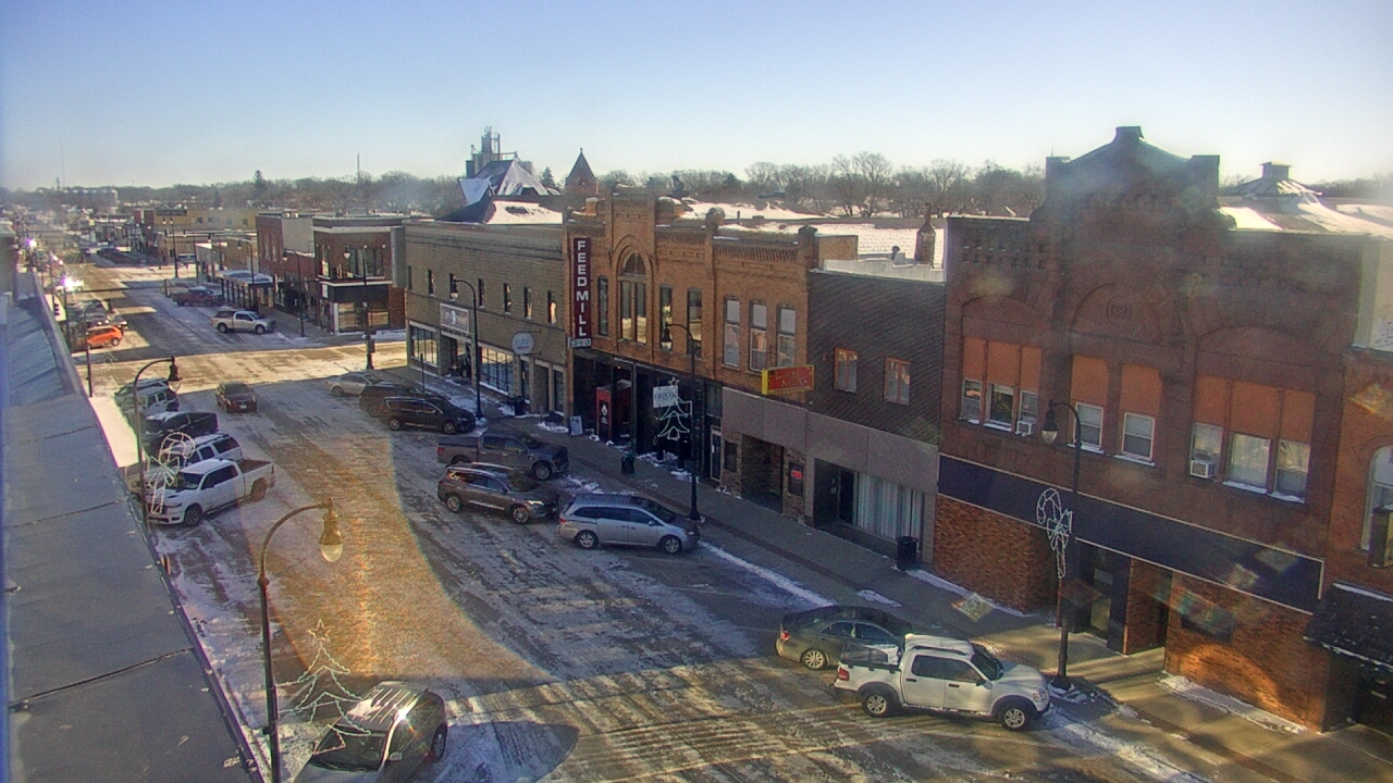Thumbnail for current weather camera view from Security State Bank in Algona, Iowa