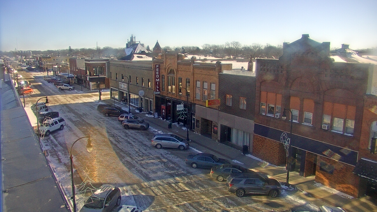 Thumbnail for current weather camera view from Security State Bank in Algona, Iowa