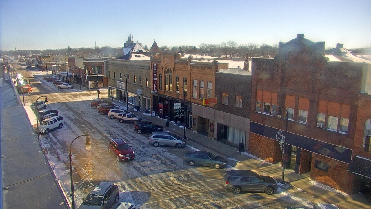 Thumbnail for current weather camera view from Security State Bank in Algona, Iowa