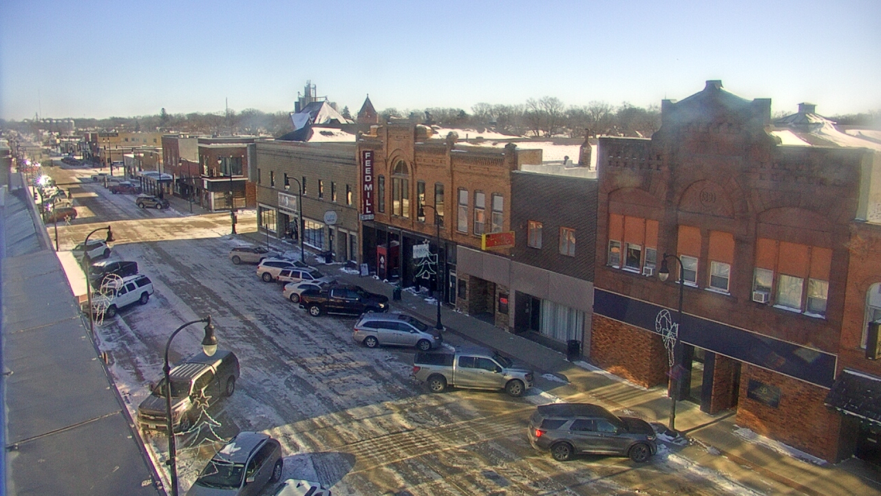 Thumbnail for current weather camera view from Security State Bank in Algona, Iowa