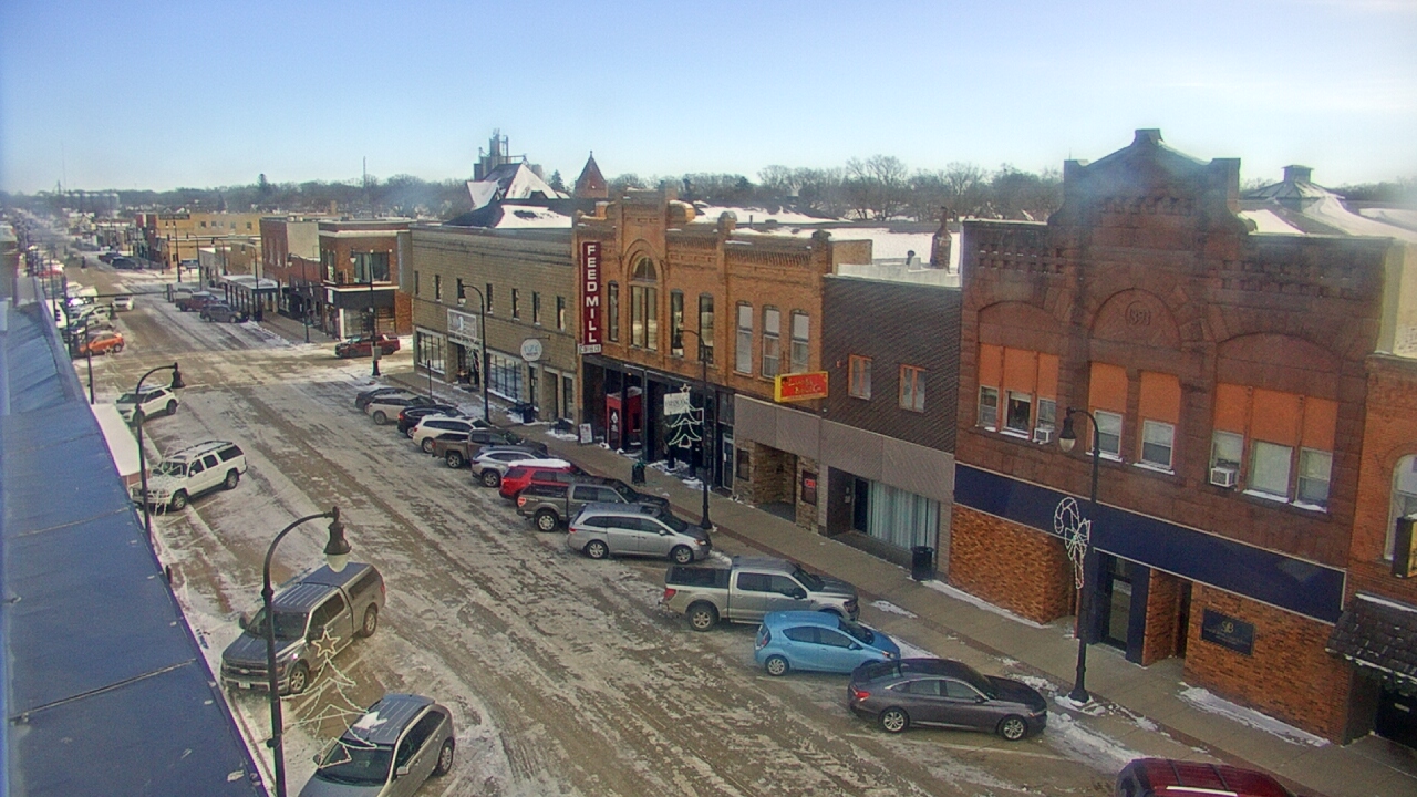Thumbnail for current weather camera view from Security State Bank in Algona, Iowa