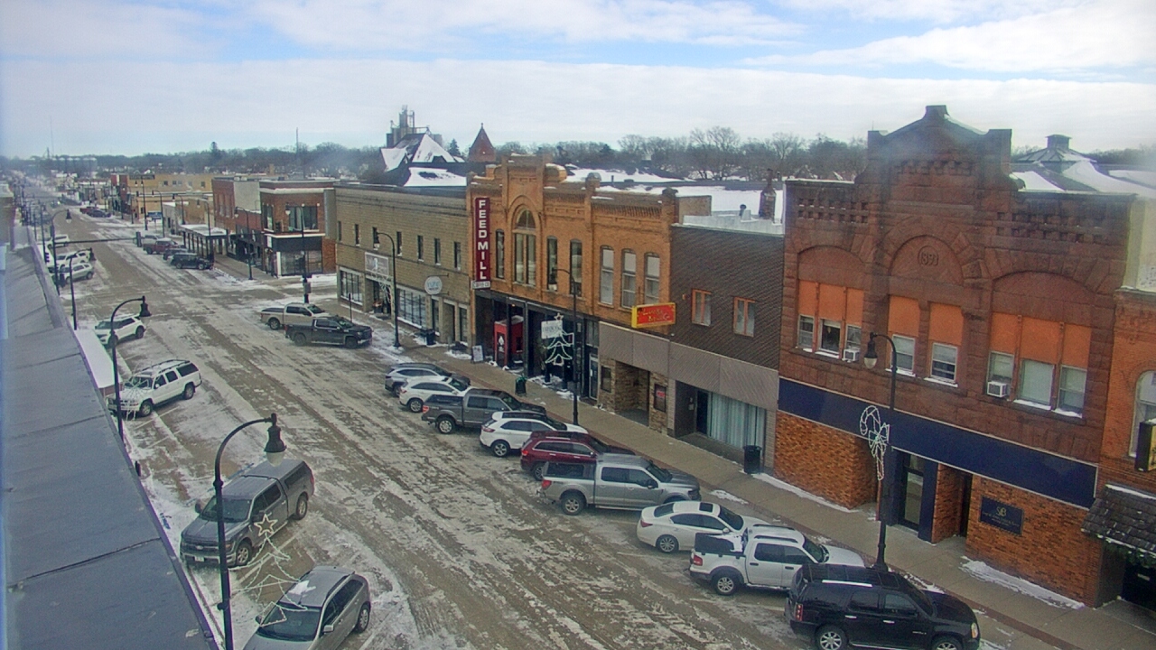 Thumbnail for current weather camera view from Security State Bank in Algona, Iowa