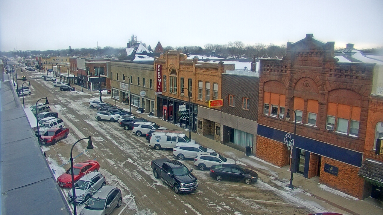 Thumbnail for current weather camera view from Security State Bank in Algona, Iowa