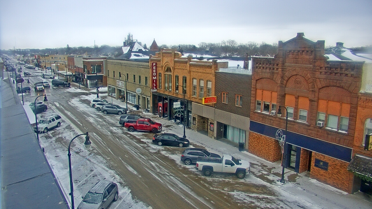 Thumbnail for current weather camera view from Security State Bank in Algona, Iowa