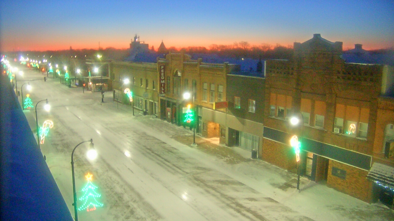 Thumbnail for current weather camera view from Security State Bank in Algona, Iowa