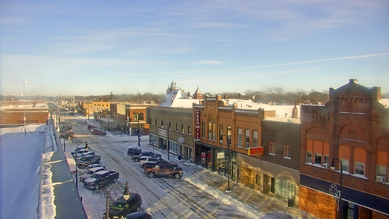 Thumbnail for current weather camera view from Security State Bank in Algona, Iowa