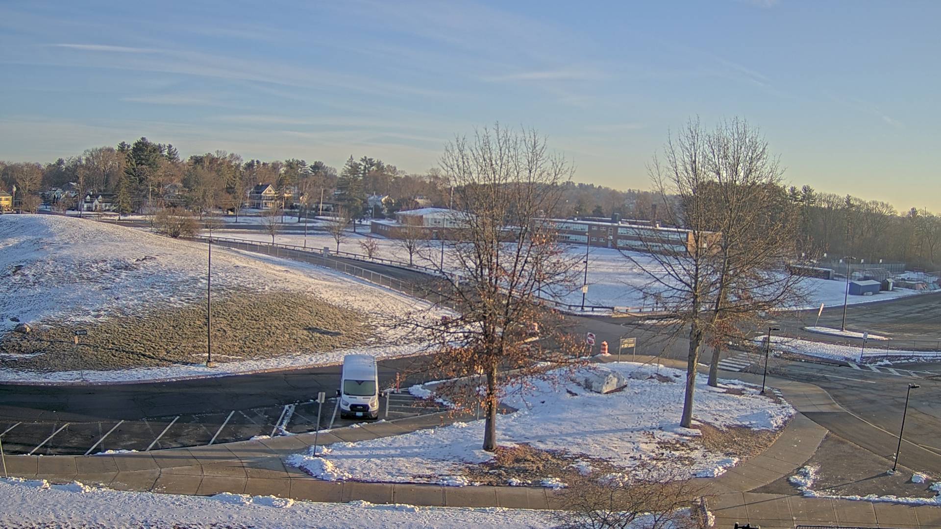 Thumbnail for current weather camera view from Andover SHS in Andover, Massachusetts