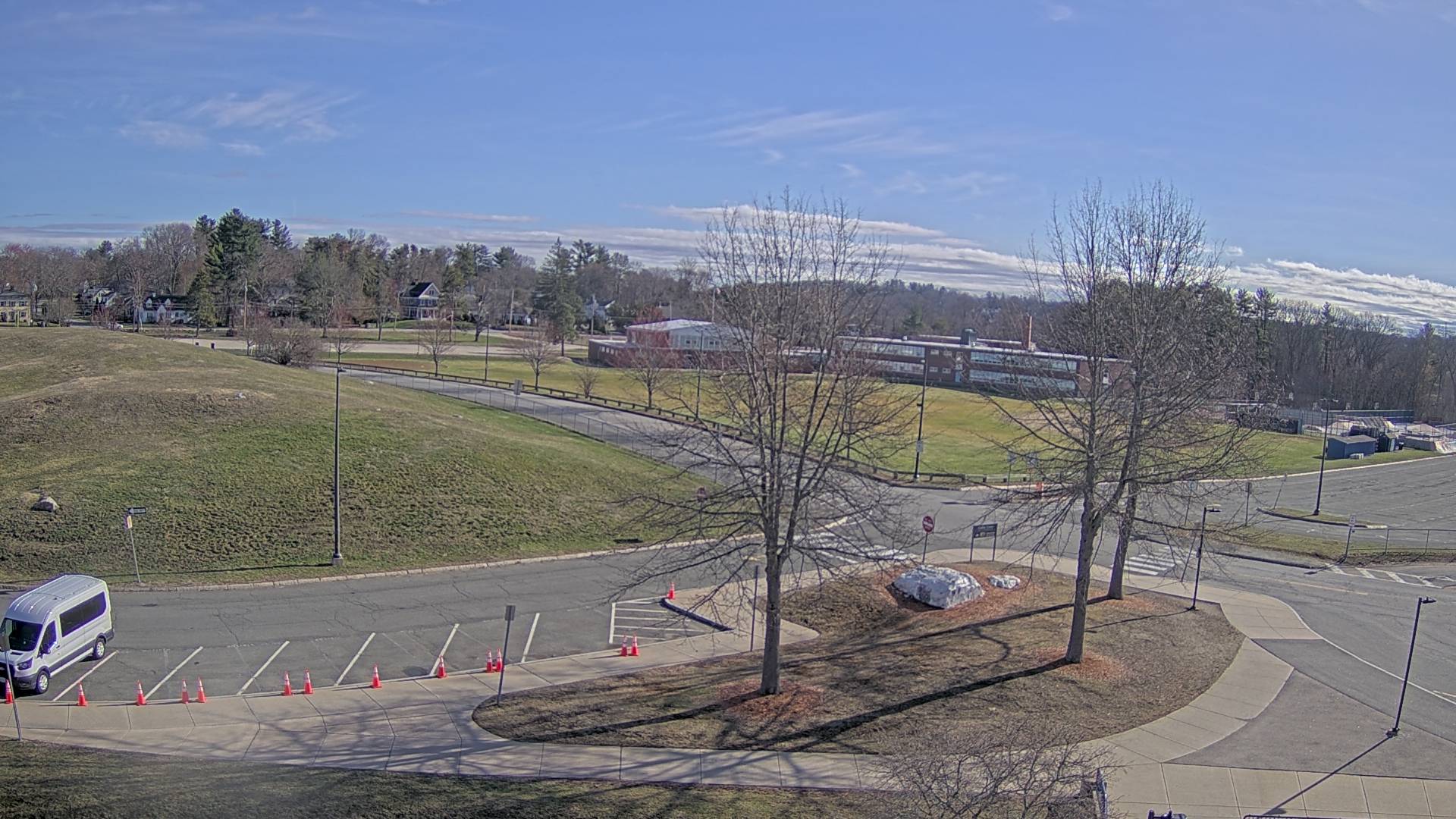 Thumbnail for current weather camera view from Andover SHS in Andover, Massachusetts