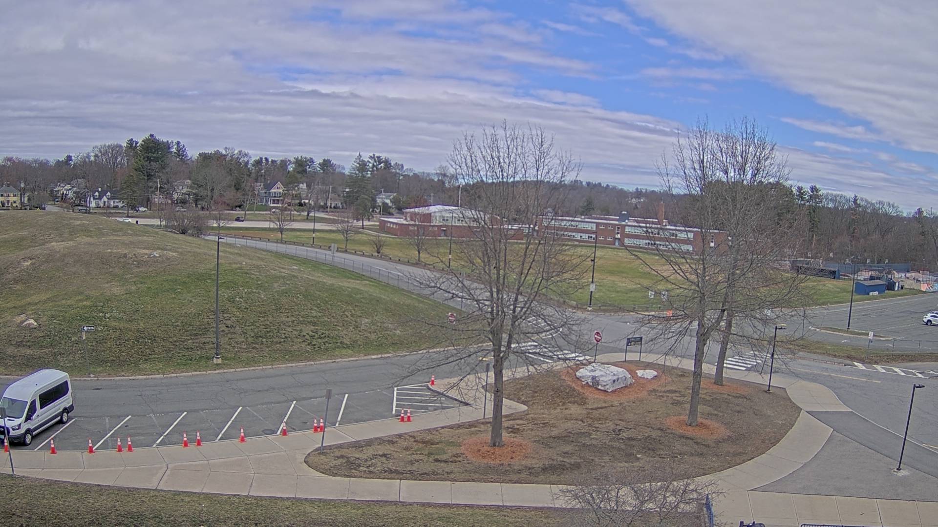 Thumbnail for current weather camera view from Andover SHS in Andover, Massachusetts