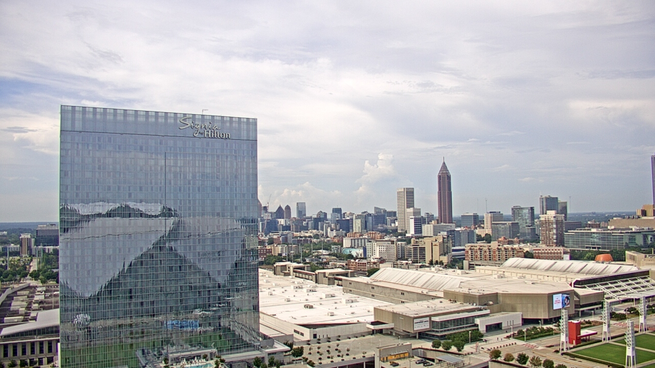 Thumbnail for current weather camera view from Mercedes Benz Stadium in Atlanta, Georgia