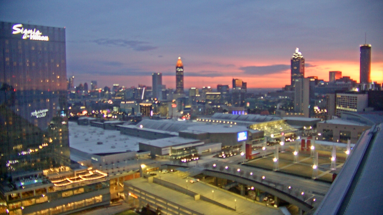 Thumbnail for current weather camera view from Mercedes Benz Stadium in Atlanta, Georgia