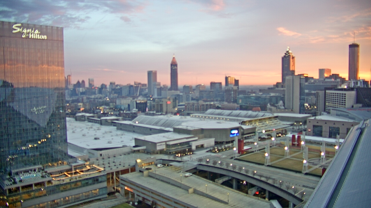 Thumbnail for current weather camera view from Mercedes Benz Stadium in Atlanta, Georgia