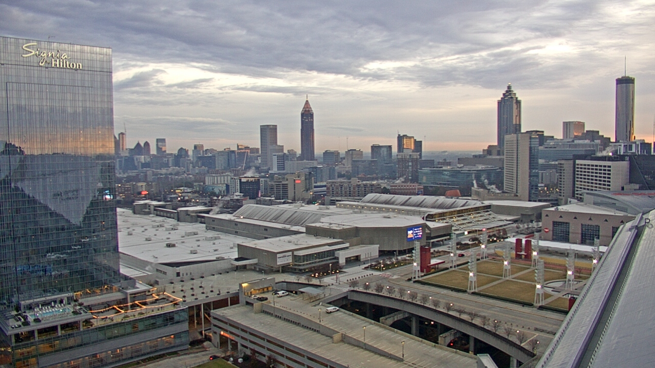 Thumbnail for current weather camera view from Mercedes Benz Stadium in Atlanta, Georgia