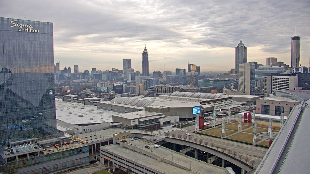 Thumbnail for current weather camera view from Mercedes Benz Stadium in Atlanta, Georgia