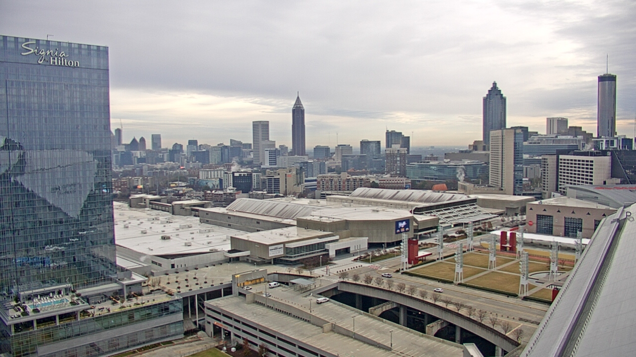 Thumbnail for current weather camera view from Mercedes Benz Stadium in Atlanta, Georgia