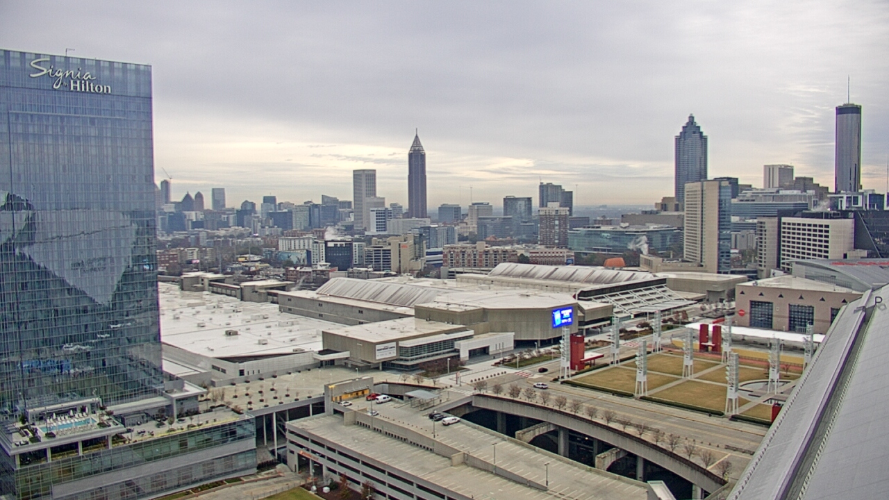 Thumbnail for current weather camera view from Mercedes Benz Stadium in Atlanta, Georgia