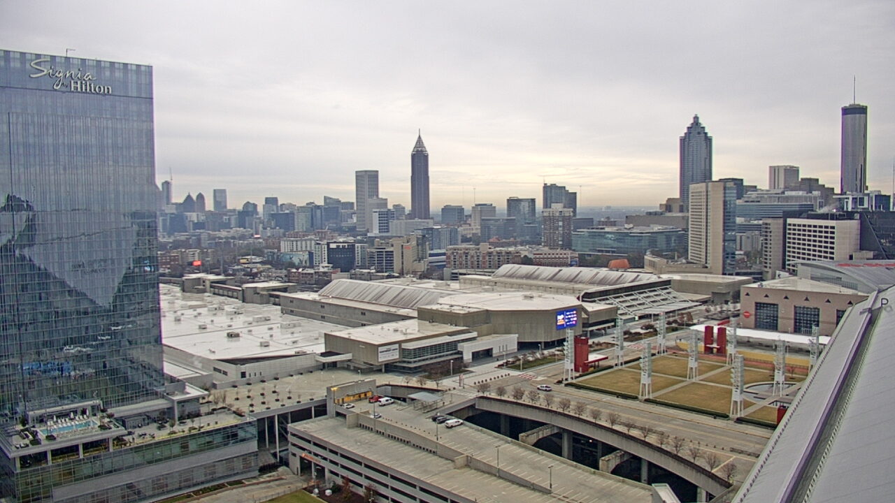 Thumbnail for current weather camera view from Mercedes Benz Stadium in Atlanta, Georgia