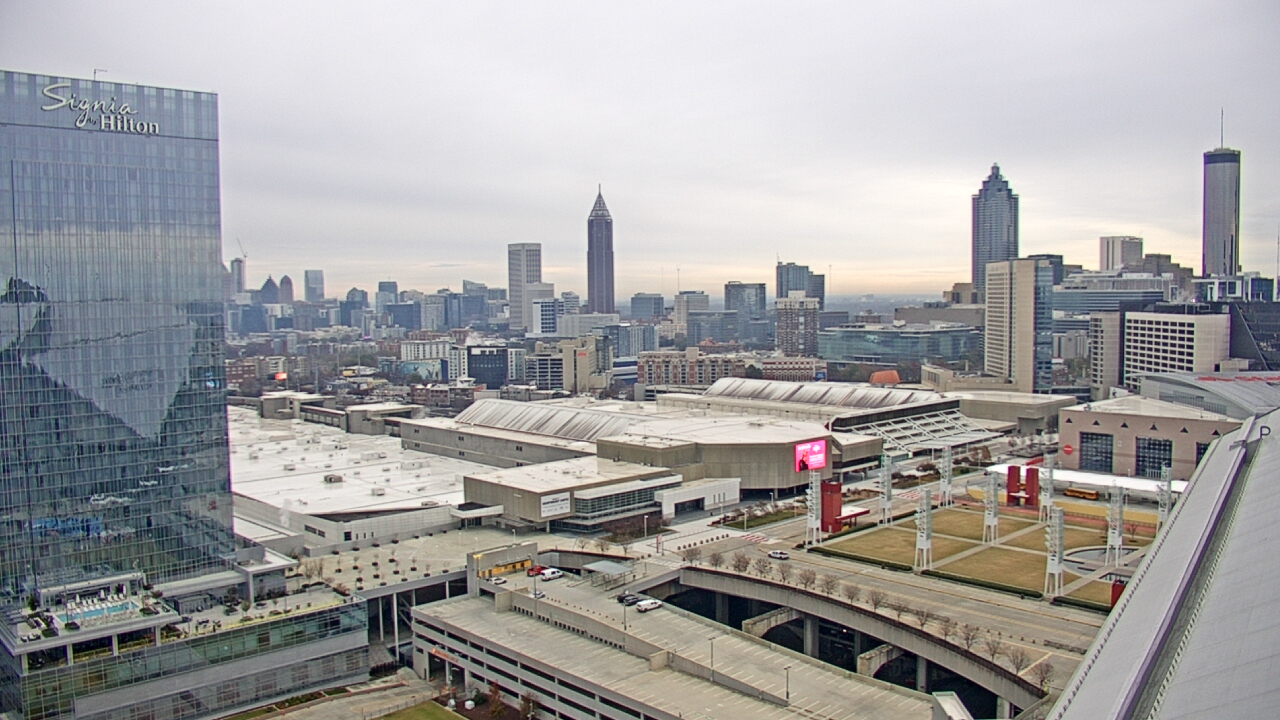 Thumbnail for current weather camera view from Mercedes Benz Stadium in Atlanta, Georgia