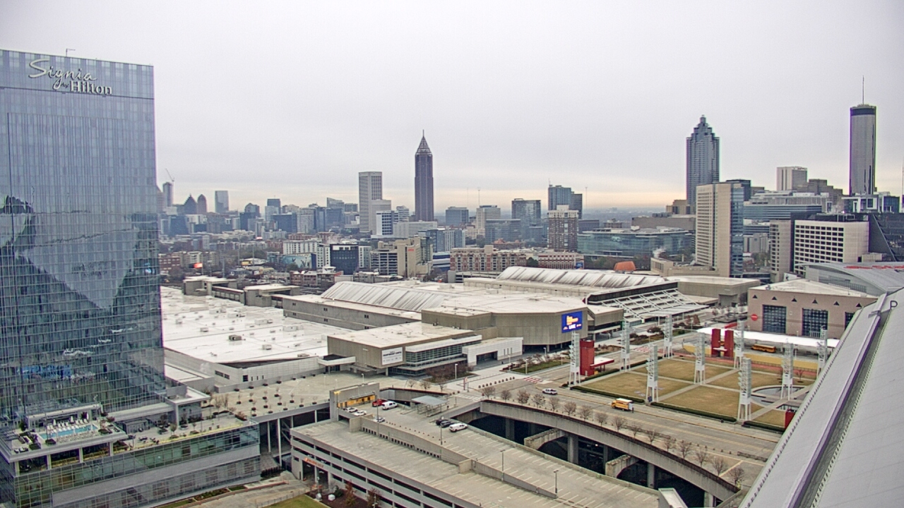 Thumbnail for current weather camera view from Mercedes Benz Stadium in Atlanta, Georgia