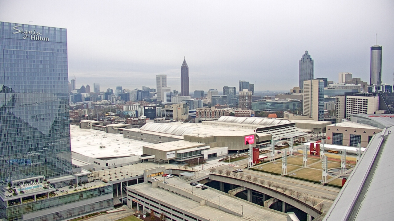 Thumbnail for current weather camera view from Mercedes Benz Stadium in Atlanta, Georgia