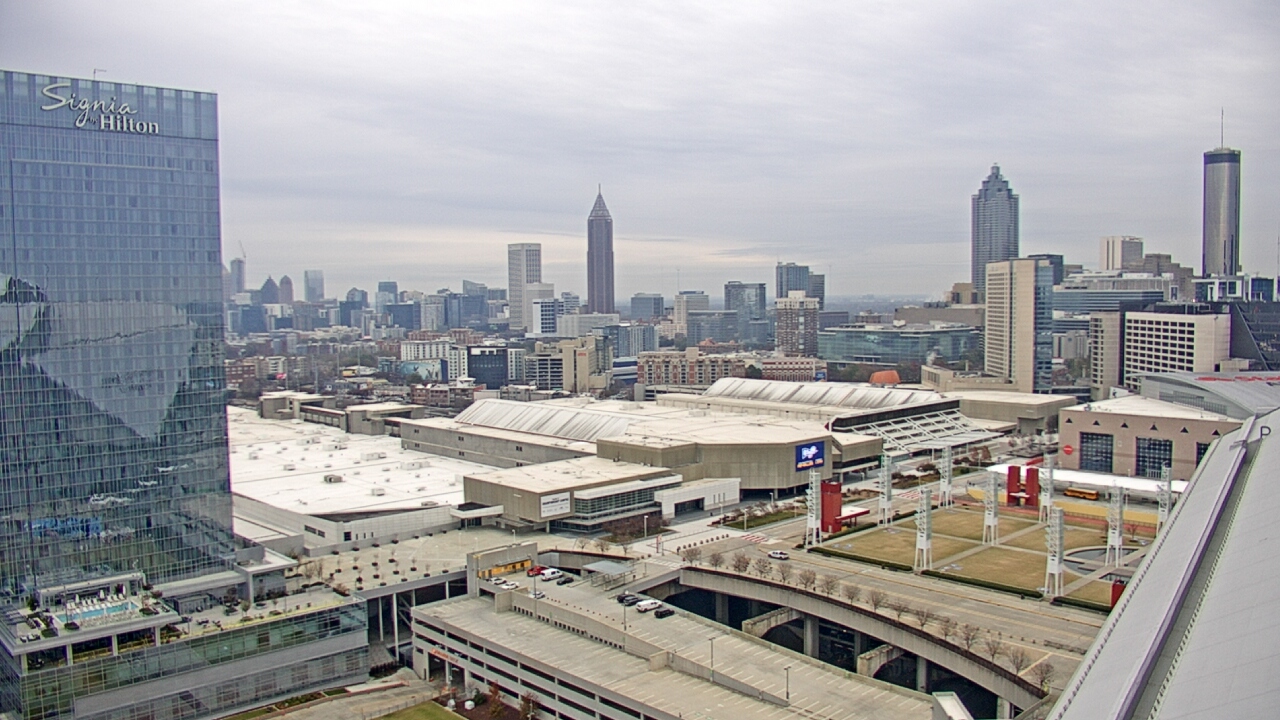 Thumbnail for current weather camera view from Mercedes Benz Stadium in Atlanta, Georgia