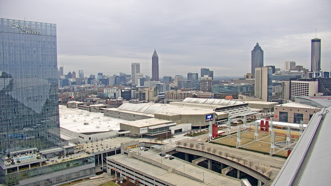 Thumbnail for current weather camera view from Mercedes Benz Stadium in Atlanta, Georgia
