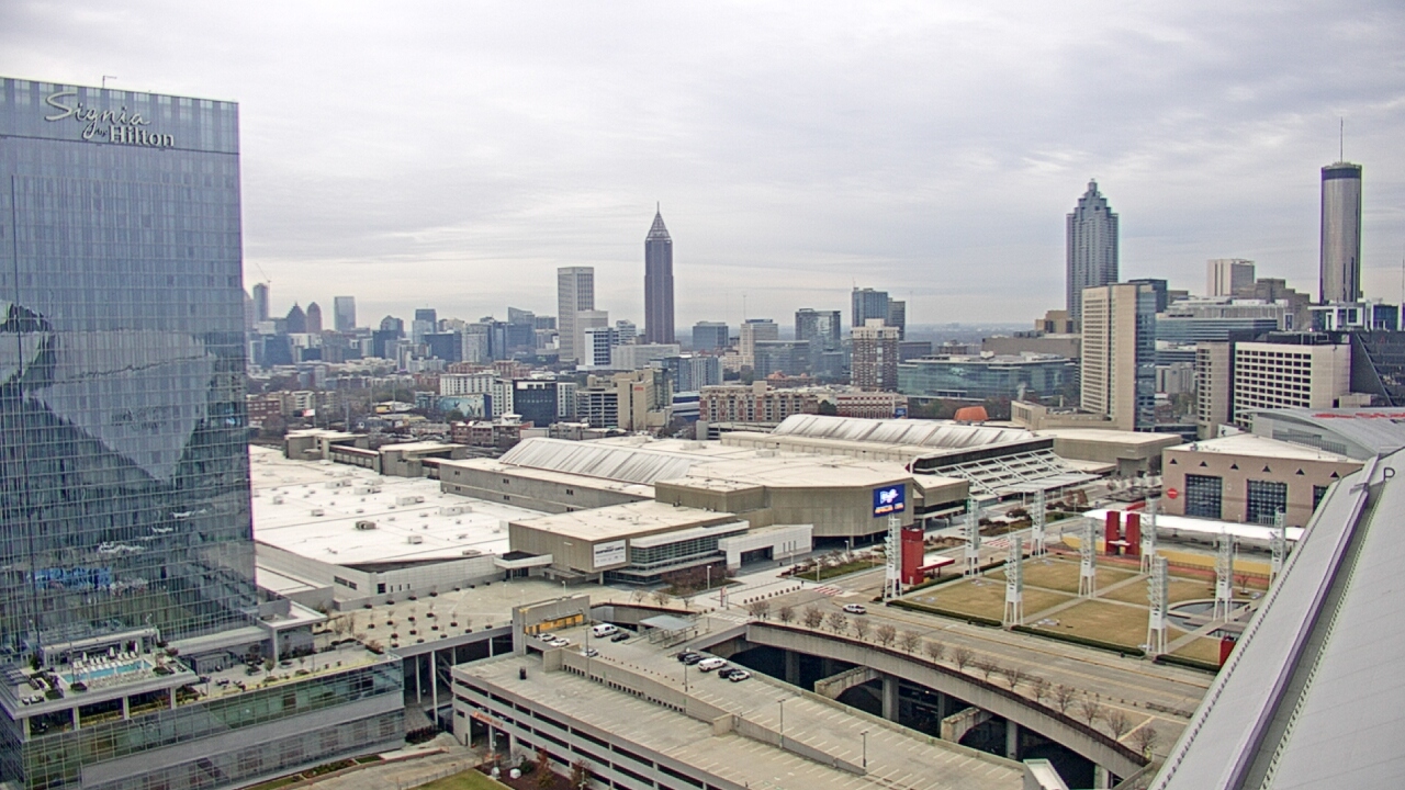 Thumbnail for current weather camera view from Mercedes Benz Stadium in Atlanta, Georgia