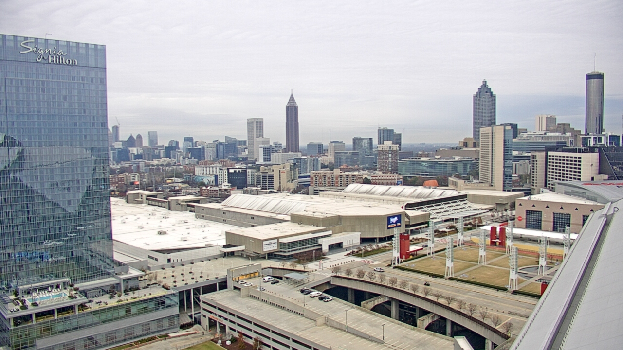 Thumbnail for current weather camera view from Mercedes Benz Stadium in Atlanta, Georgia