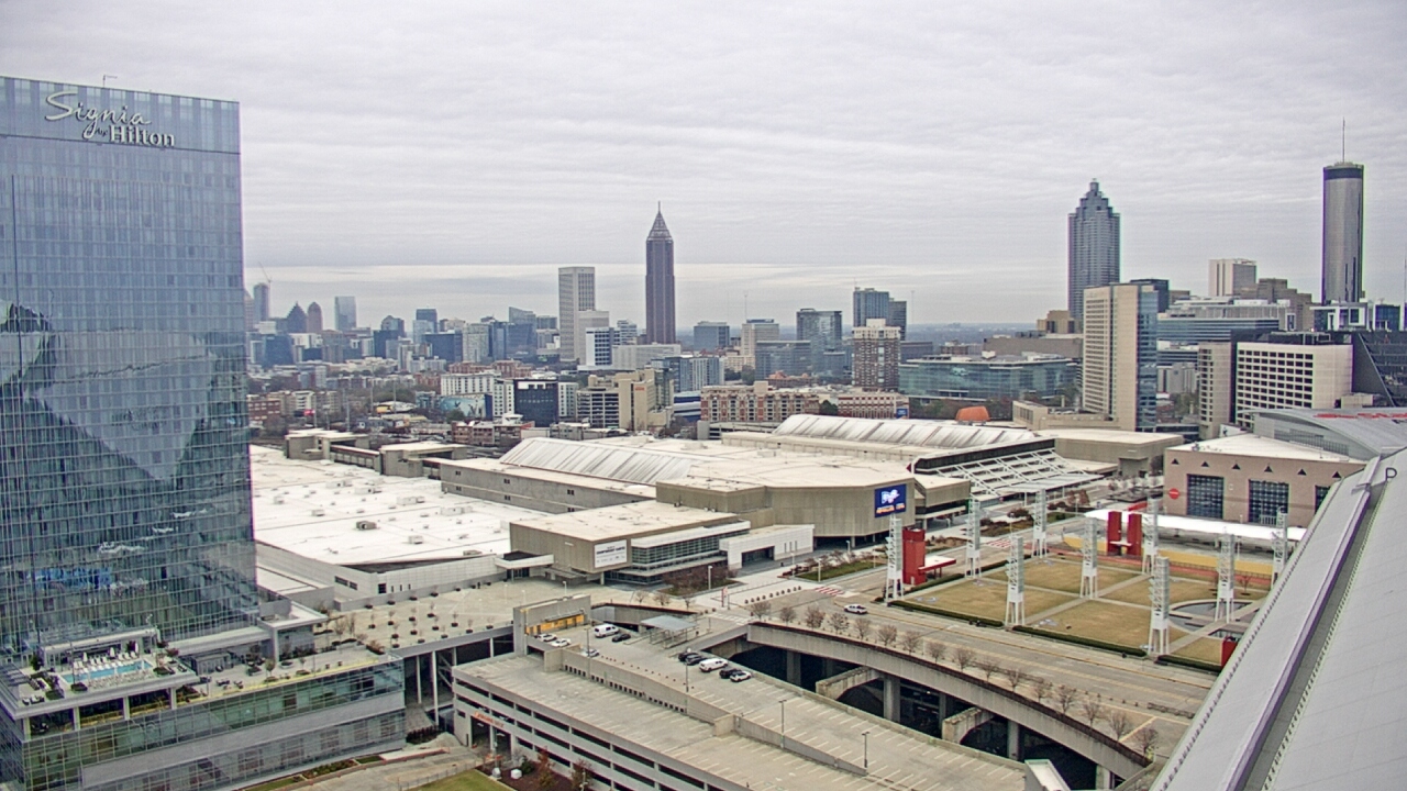 Thumbnail for current weather camera view from Mercedes Benz Stadium in Atlanta, Georgia