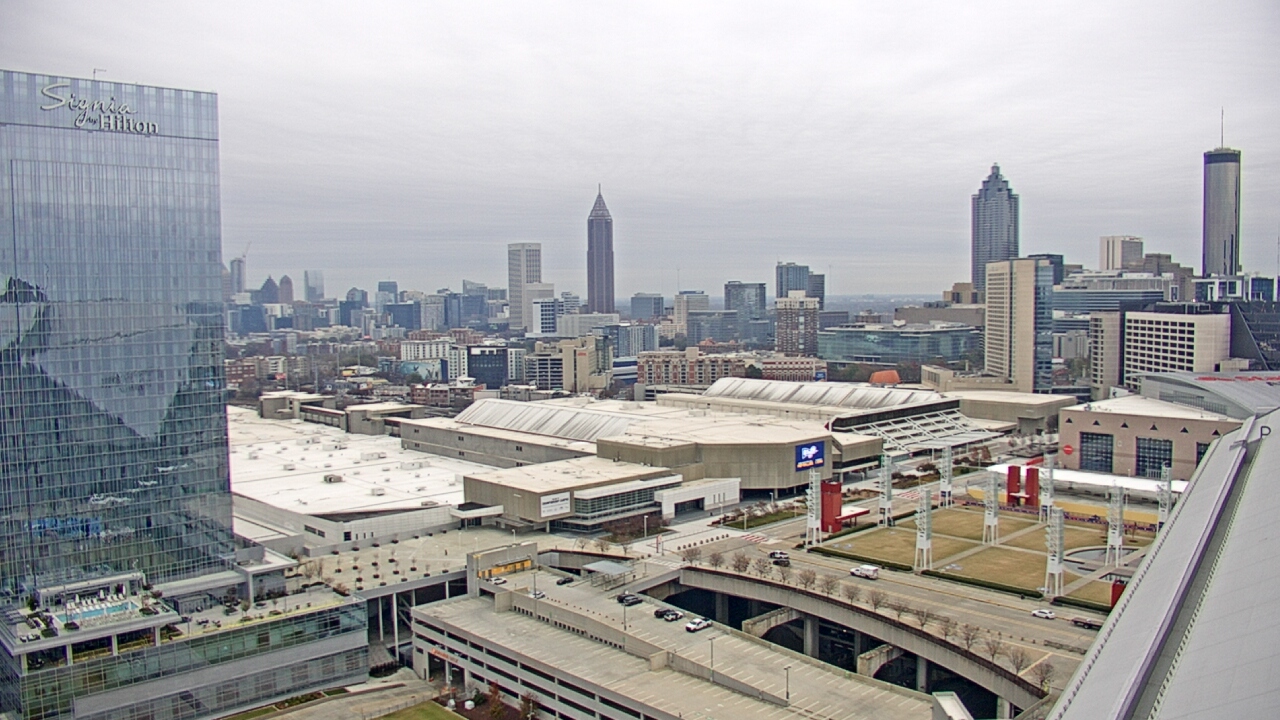 Thumbnail for current weather camera view from Mercedes Benz Stadium in Atlanta, Georgia