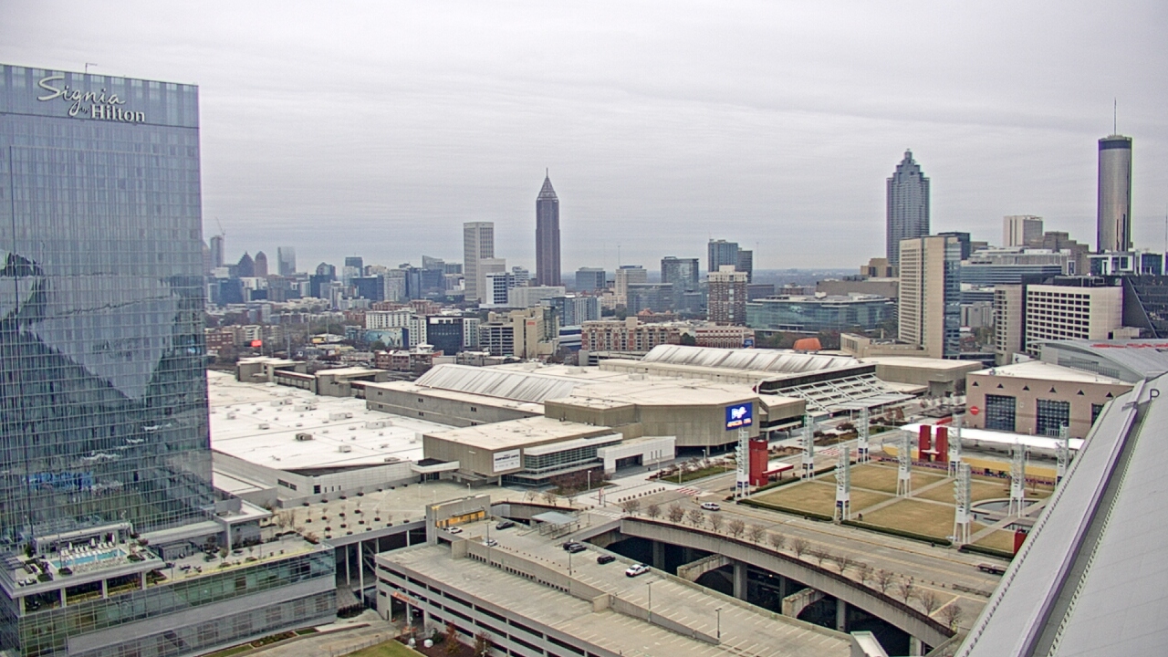 Thumbnail for current weather camera view from Mercedes Benz Stadium in Atlanta, Georgia