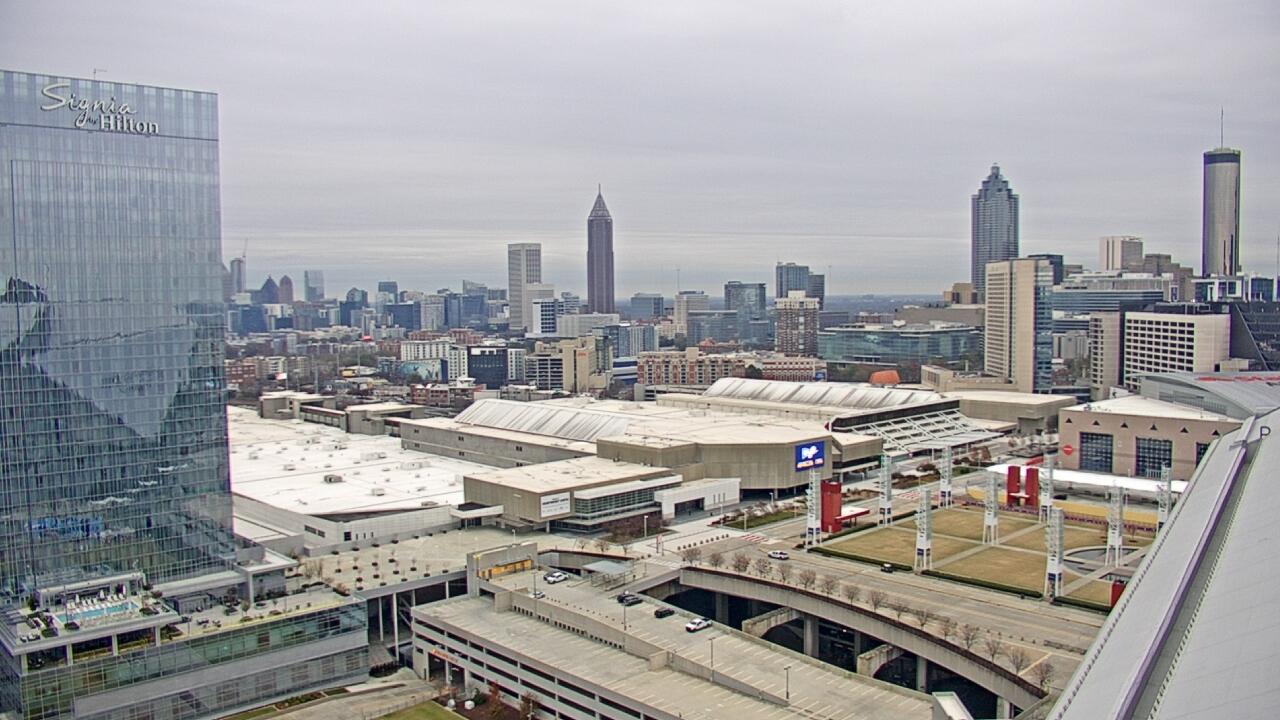 Thumbnail for current weather camera view from Mercedes Benz Stadium in Atlanta, Georgia