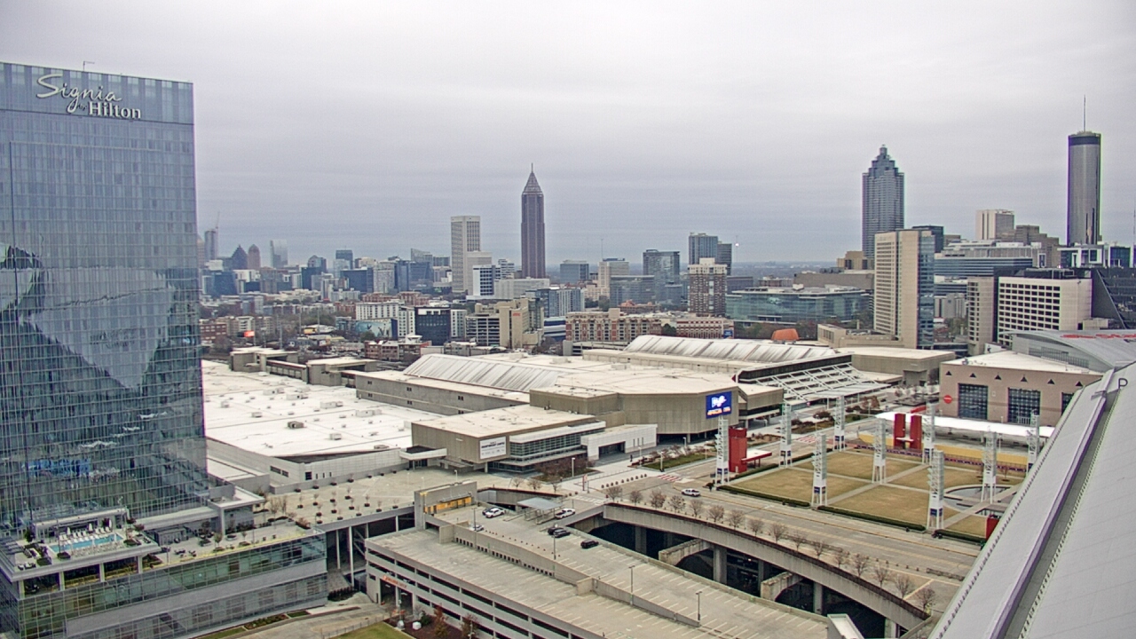 Thumbnail for current weather camera view from Mercedes Benz Stadium in Atlanta, Georgia