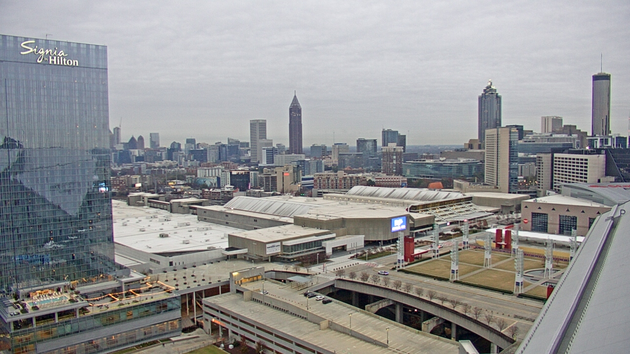 Thumbnail for current weather camera view from Mercedes Benz Stadium in Atlanta, Georgia