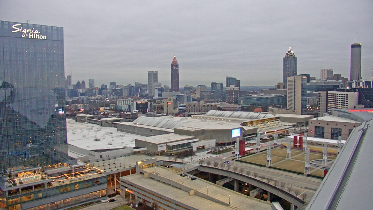 Thumbnail for current weather camera view from Mercedes Benz Stadium in Atlanta, Georgia
