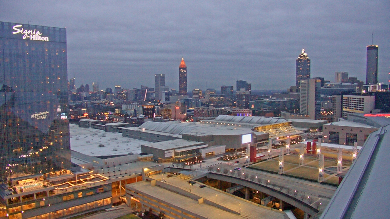 Thumbnail for current weather camera view from Mercedes Benz Stadium in Atlanta, Georgia