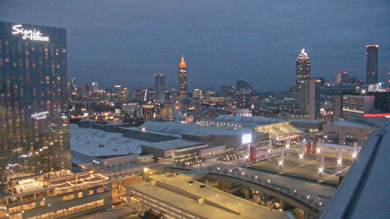 Thumbnail for current weather camera view from Mercedes Benz Stadium in Atlanta, Georgia