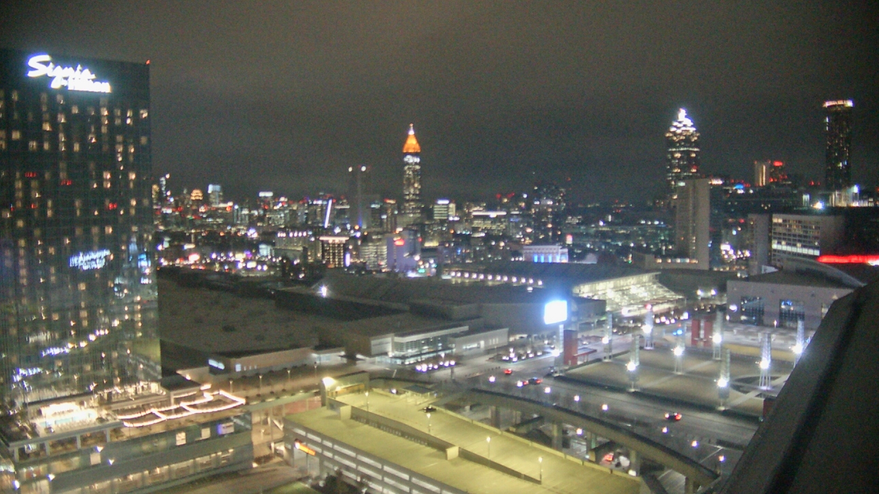 Thumbnail for current weather camera view from Mercedes Benz Stadium in Atlanta, Georgia