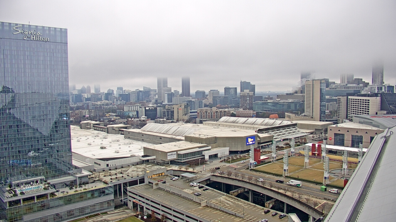 Thumbnail for current weather camera view from Mercedes Benz Stadium in Atlanta, Georgia