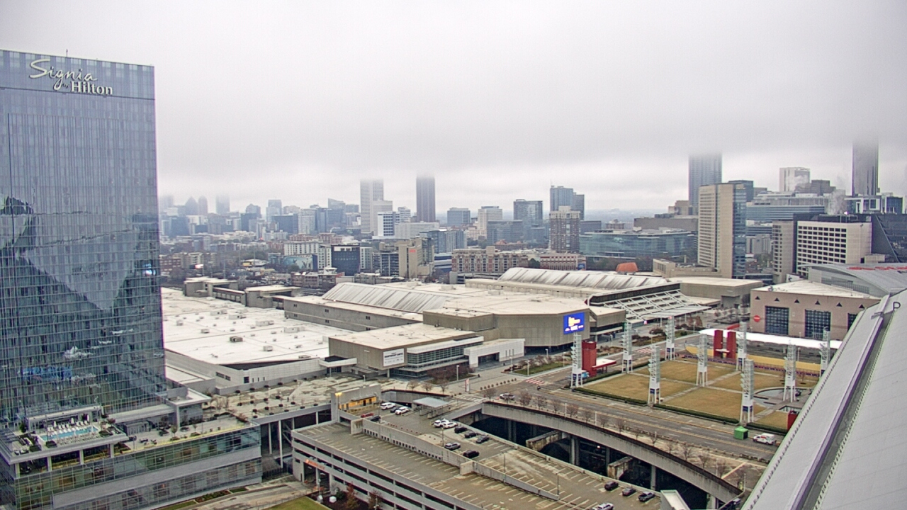 Thumbnail for current weather camera view from Mercedes Benz Stadium in Atlanta, Georgia