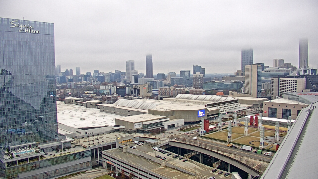 Thumbnail for current weather camera view from Mercedes Benz Stadium in Atlanta, Georgia