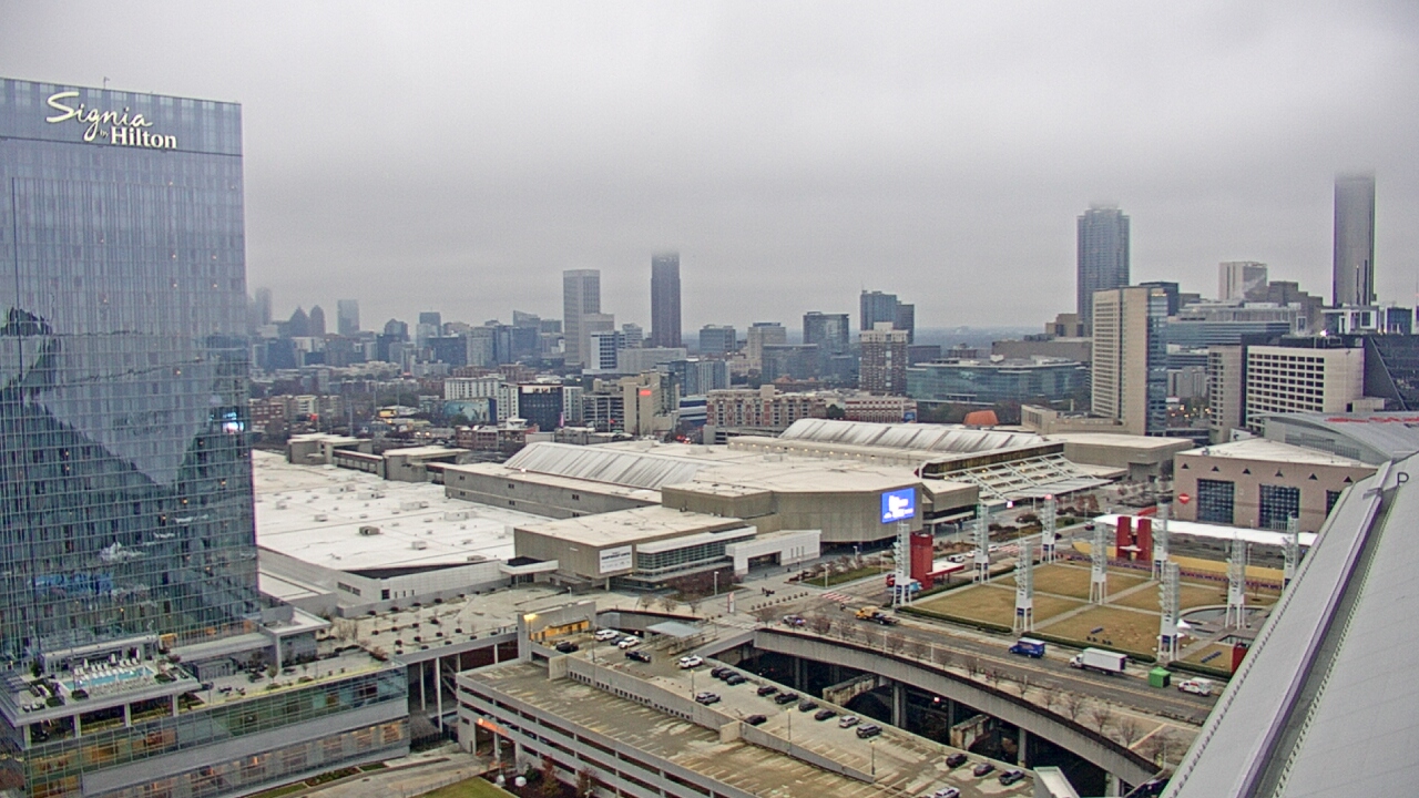 Thumbnail for current weather camera view from Mercedes Benz Stadium in Atlanta, Georgia
