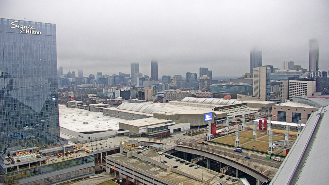 Thumbnail for current weather camera view from Mercedes Benz Stadium in Atlanta, Georgia