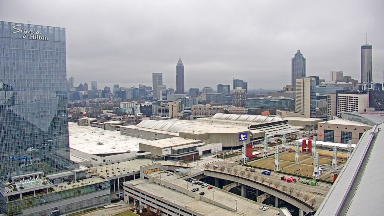 Thumbnail for current weather camera view from Mercedes Benz Stadium in Atlanta, Georgia