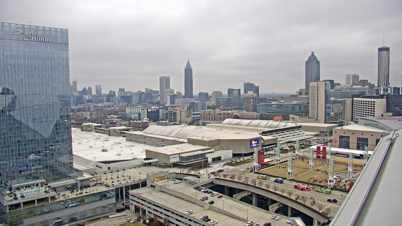 Thumbnail for current weather camera view from Mercedes Benz Stadium in Atlanta, Georgia