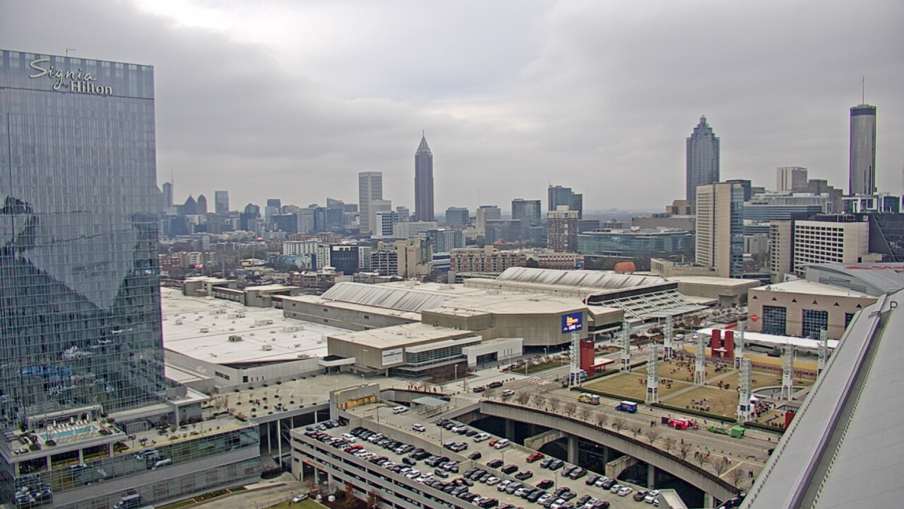 Thumbnail for current weather camera view from Mercedes Benz Stadium in Atlanta, Georgia