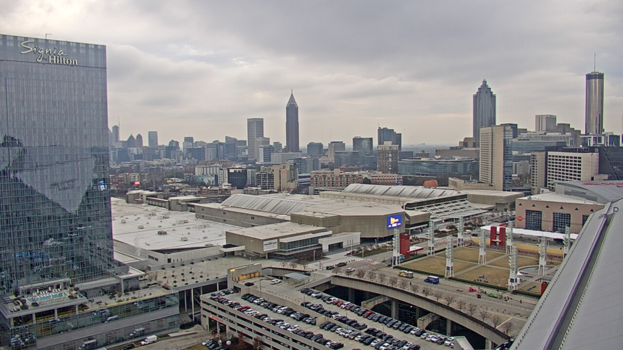 Thumbnail for current weather camera view from Mercedes Benz Stadium in Atlanta, Georgia