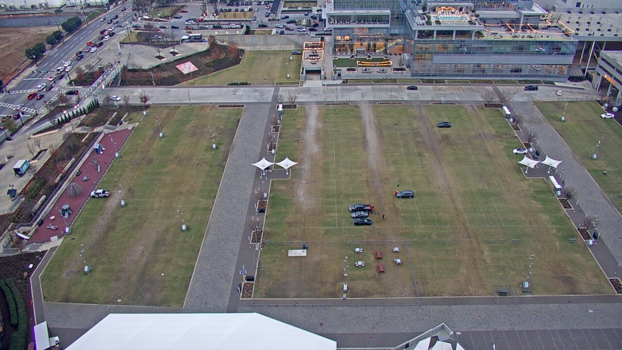 Thumbnail for current weather camera view from Mercedes Benz Stadium in Atlanta, Georgia