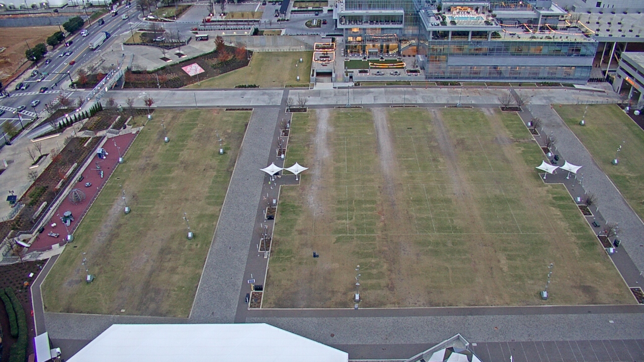 Thumbnail for current weather camera view from Mercedes Benz Stadium in Atlanta, Georgia